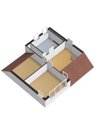 Plattegrond - Monnickendammerrijweg 51, 1452 PN Ilpendam - 1e verdieping - 3D.jpg